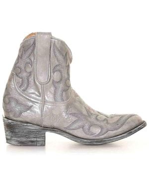 Mexicana Agave Texan Ankle Boot - Grey