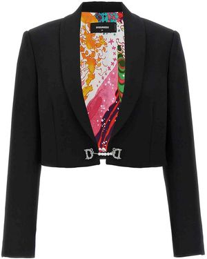 DSquared² 'D2 Jewel' Short Jacket - Black