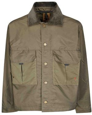 Brain Dead Cropped Chore Jacket - Green