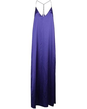 Nina Silk Dress - Bordeaux