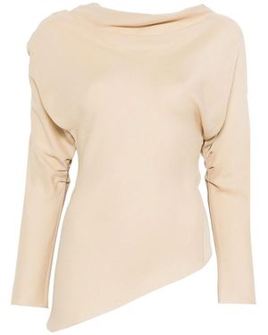 Cortana Isolde Silk Top - Natural
