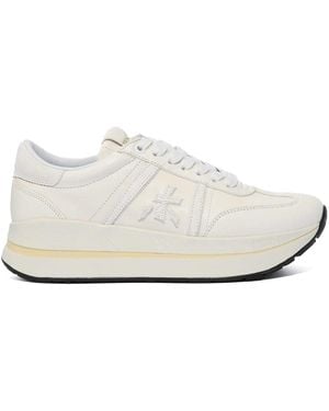 Premiata Bethcoin 8147 Leather Trainers - White