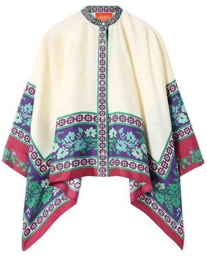 La DoubleJ Silk Scarf Shirt - White