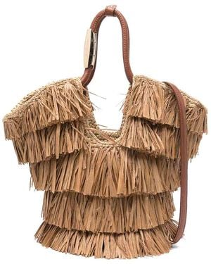 Zimmermann Goldentime Small Tote Bag - Brown