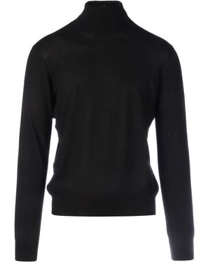 Nome Wool Turtleneck - Black