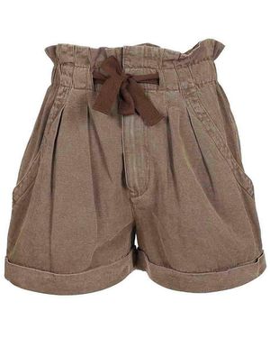 Isabel Marant Nirma Shorts - Brown