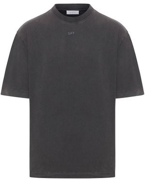 Off-White c/o Virgil Abloh Swimming Face Skate S/S Tee - Black