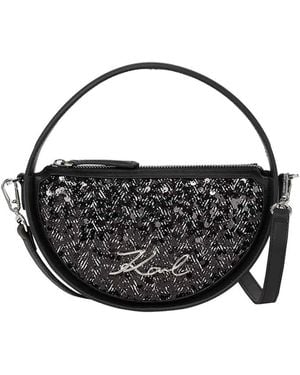 KARL LAGERFELD K/Autograph Top Handle - Black