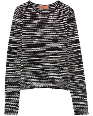 Missoni Wool Blend Crewneck Jumper - Black