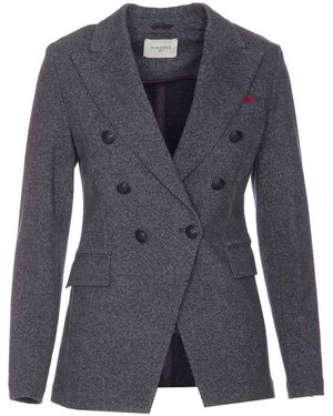 Circolo 1901 Double Breasted Jacket - Black