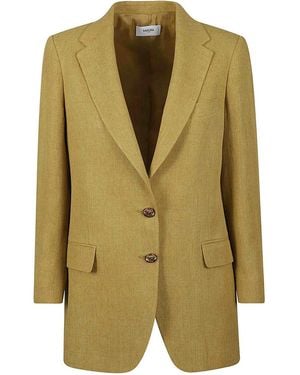 SAULINA Linen Jacket - Green