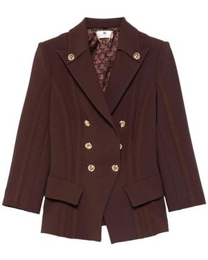 Elisabetta Franchi Jacket - Brown