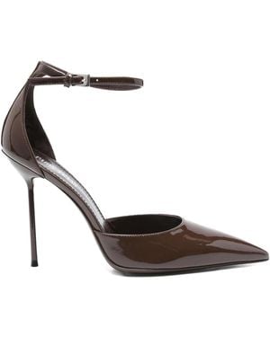 Paris Texas Lidia Patent Leather Court Shoes - White