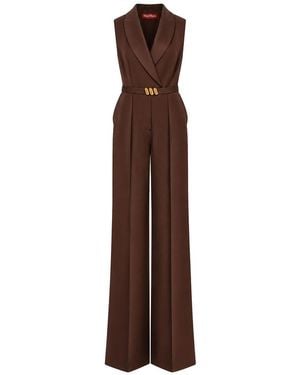 Max Mara Mseorario Tuxedo Suit - Brown