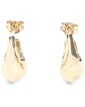 Lemaire Curved Mini Drop Earrings - Metallic