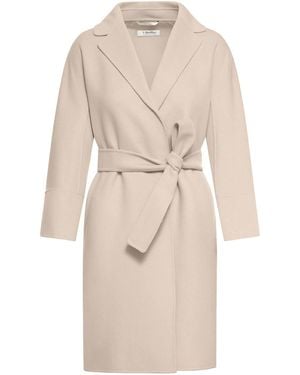 Max Mara Arona Short Coat - Natural