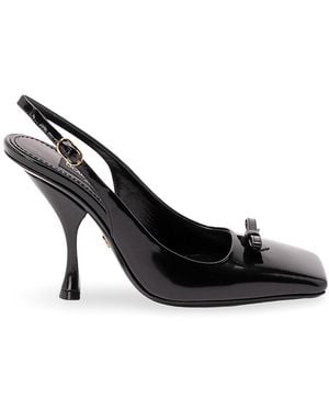 Dolce & Gabbana Calfskin Slingback - Black