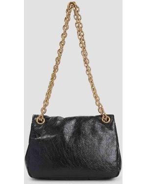 Balenciaga Monaco Bag Mini in Black | Lyst