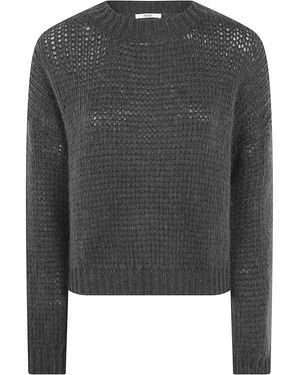 Nuur Long Sleeves Round Neck Jumper - Grey