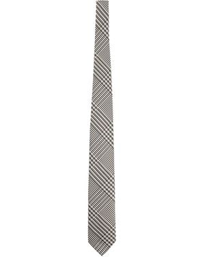 Tom Ford Printed Silk Tie - White