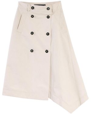 KARL LAGERFELD Trench Skirt - Natural