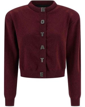 ROTATE BIRGER CHRISTENSEN Cardigan - Rosso