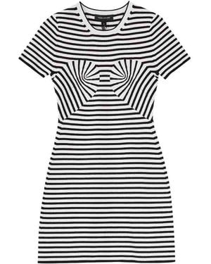 Marc Jacobs Seamed Up Knit Dress - Gray