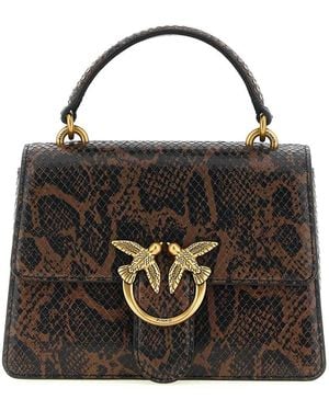 Pinko Mini Love One Light' Handbag - Black