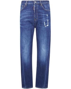 DSquared² Loose Twisted Jeans - Blue