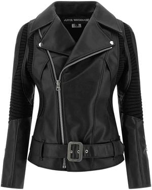 Junya Watanabe Knitted Insert Jacket - Black