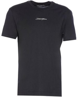 Dolce & Gabbana Logo T-Shirt - Black