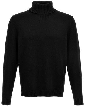 Zanone Turtle-Neck Jumper - Black
