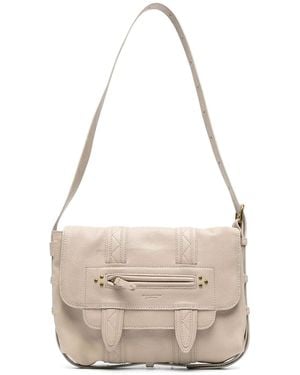 Jérôme Dreyfuss Joe Leather Shoulder Bag - White