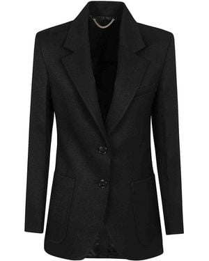Victoria Beckham Patch Pocket Jacket - Black