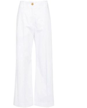Patou Iconic Wide-Leg Pants - White