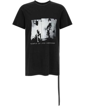 Rick Owens Level T T-Shirt - Black