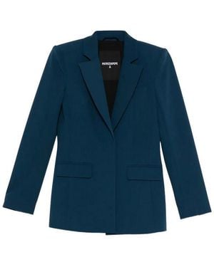 Patrizia Pepe Slim Tailored Blazer - Blue