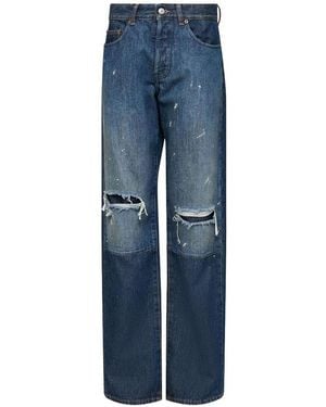 MM6 by Maison Margiela Vaqueros Rectos - Azul