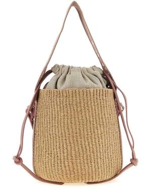 Chloé Woody Small Handbag - Natural