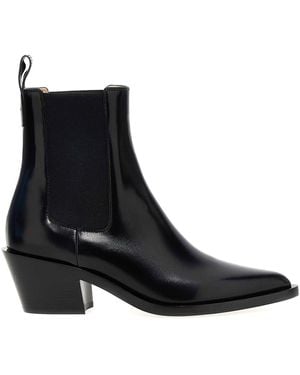 Gianvito Rossi "Wylie" Ankle Boots - Black