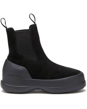 Moon Boot Mb Luna Chelsea Suede 80D2480050 - Black