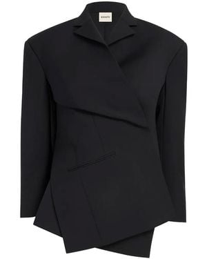 KHAITE Palto Jacket - Black