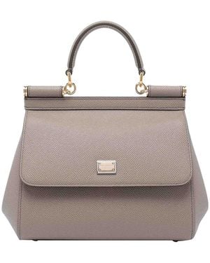 Dolce & Gabbana Sicily Handbag - Gray
