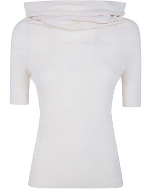 Gentry Portofino Knit Sweater - White