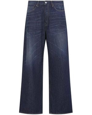 Acne Studios 1981 Dive Leather Jeans - Blue