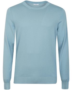 Malo Round-Neck Jumper - Blue