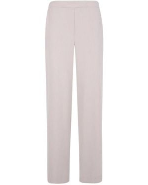 P.A.R.O.S.H. High-Waisted Casual Trousers - White