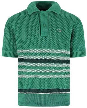Lacoste Knitted Polo Shirt - Green