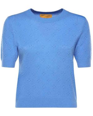 Guest In Residence Compass Cashmere Jumper - Blue
