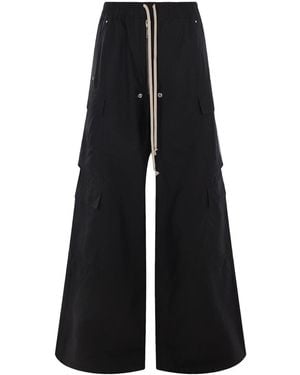 Rick Owens Wide Trousers - Black